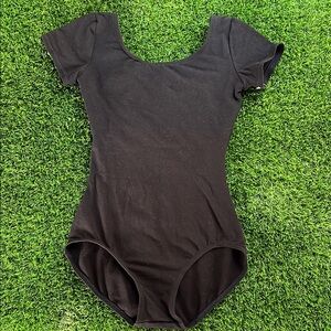 CAPEZIO Black Kids  Dance Leotard size small